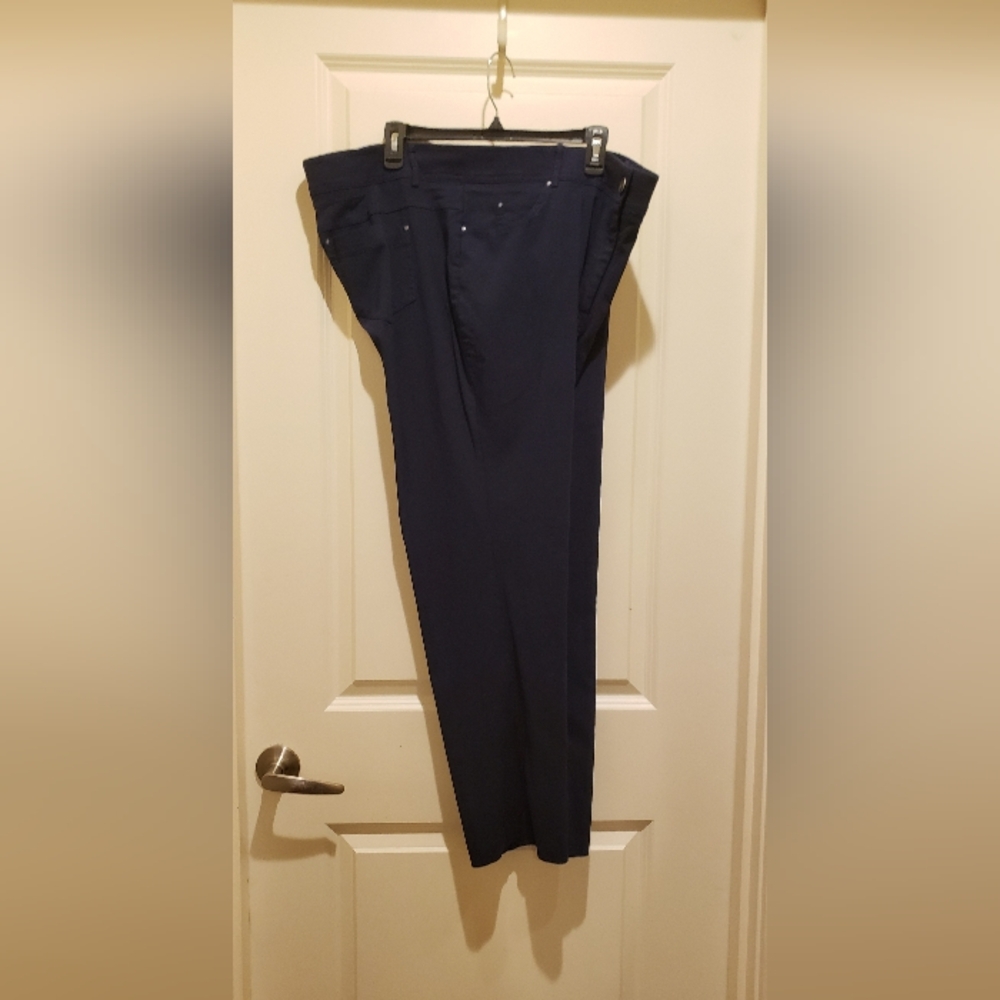 89th & Madison Navy Women's Skinny Pants